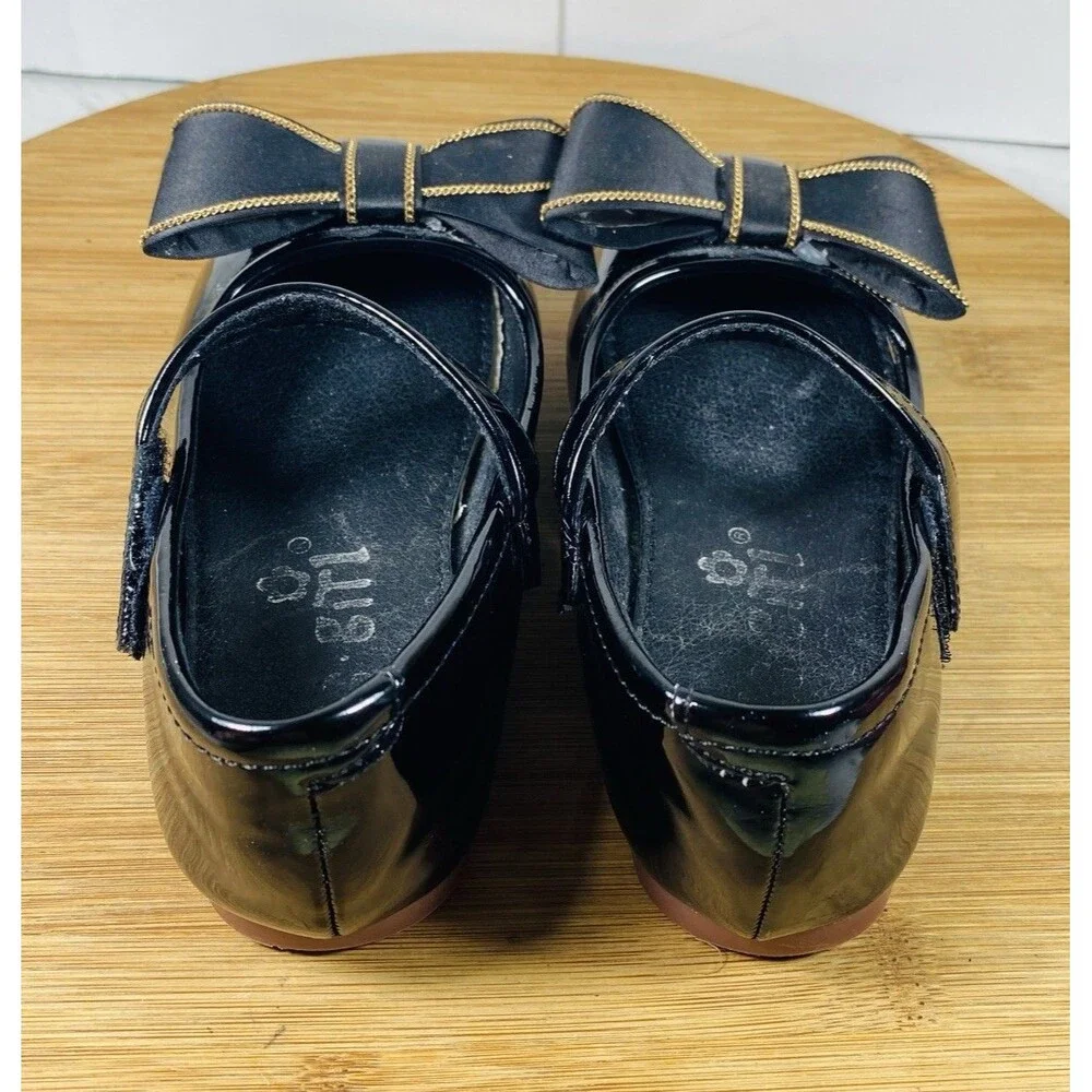 Little Girl Black Dress Shoe Size 26